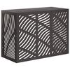 vidaXL Air Conditioner Cover Black 110 x 50 x 80 cm Steel