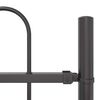 vidaXL Garden Fence Grey 3.4 x 0.6 m Powder-coated steel