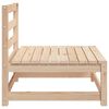 vidaXL Garden Middle Sofas 2 pcs Solid Wood Pine