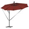 vidaXL Cantilever Banana Parasol Terracotta 294 x 294 x 248 cm
