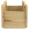 vidaXL Garden Raised Bed 50x18x18 cm Impregnated Pinewood