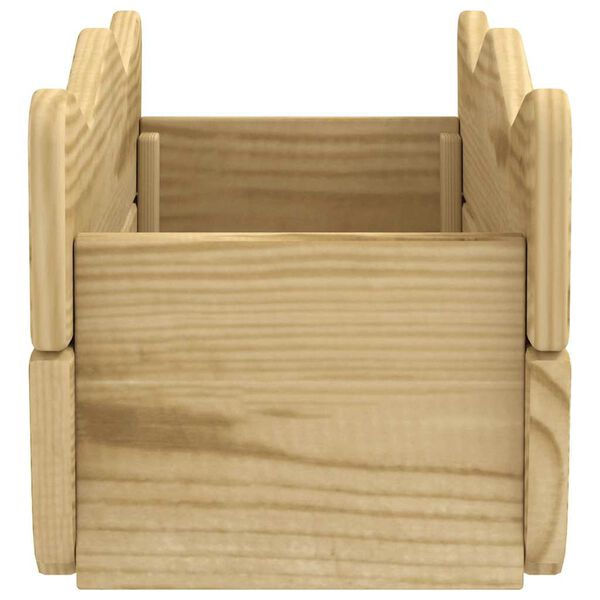 vidaXL Garden Raised Bed 50x18x18 cm Impregnated Pinewood