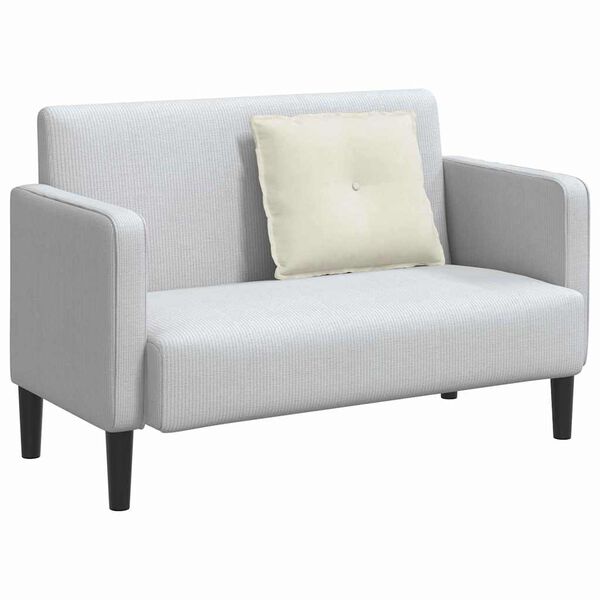 vidaXL Back Pillow Cream 60 x 50 cm Corduroy Fabric