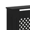 vidaXL Radiator Cover Black 172x19x81.5 cm MDF