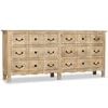 vidaXL Sideboard Solid Mango Wood 200x40x90 cm