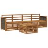 vidaXL Outdoor Sofa Set 5 pcs Natural Solid Acacia Wood