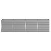 vidaXL Planter Light Grey 320 x 80 x 75 cm Steel