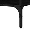 vidaXL Console Table Black oak 100 x 32 x 75 cm Engineered wood