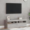 vidaXL TV Cabinets 2 pcs with LED Lights Grey Sonoma 60x35x40 cm