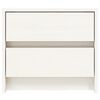 vidaXL Bedside Cabinet White 40x31x35.5 cm Solid Wood Pine