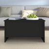 vidaXL Coffee Table Black 80x55.5x41.5 cm Engineered Wood
