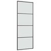 vidaXL Sliding Door with Hardware Set 76x205 cm ESG Glass&Aluminium