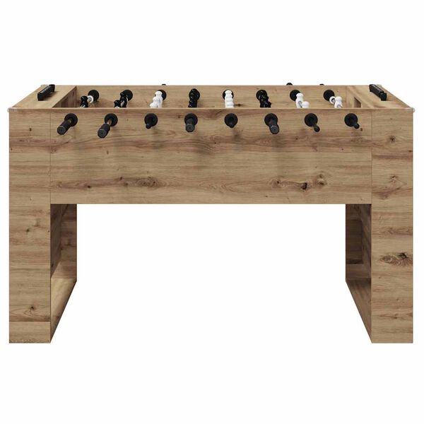 vidaXL Football Table Artisan Oak 146.5 x 74 x 85 cm Engineered Wood