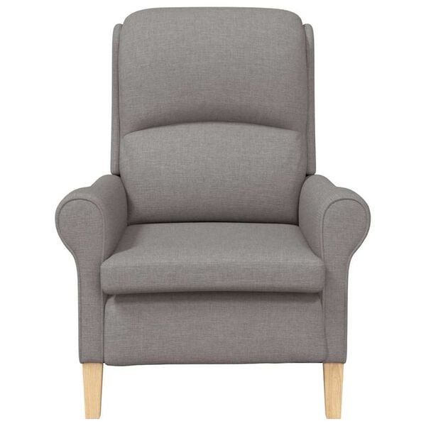vidaXL Armchair Taupe 76 x 94 x 102 cm Fabric
