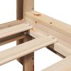 vidaXL Bookcase Bed without Mattress 120x200 cm Solid Wood Pine