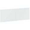 vidaXL Wall-Mounted Headboard HAARLEM White Engineered Wood