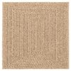 vidaXL Rug ZIZUR 240x240 cm Jute Look Indoor and Outdoor