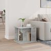 vidaXL Magazine Rack Concerte Grey 35 x 35 x 45 cm Engineered Wood