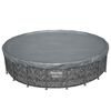 Bestway Pool Cover &Oslash;6.1 m Round Polyester Grey