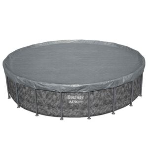 Bestway Pool Cover &Oslash;6.1 m Round Polyester Grey