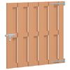 vidaXL Garden Gate 100 x 100 cm WPC and Aluminium Brown