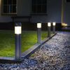 Luxform Intelligent Hybrid Solar LED Garden Light Arizona PIR with Motion Sensor Silver