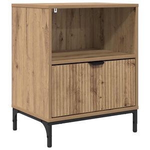 vidaXL Bedside Cabinet Artisan oak 49 x 36 x 61 cm Engineered wood