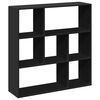 vidaXL Room Divider Bookcase Black 102x29x103,5 cm Engineered Wood