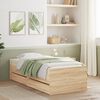 vidaXL Bed Frame with Drawers without Mattress Sonoma Oak 90x190 cm Single