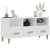 vidaXL TV Cabinet White 102x36x50 cm Engineered Wood