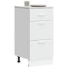 vidaXL Bottom Cabinet Lyon White 40x46x81.5 cm Engineered Wood
