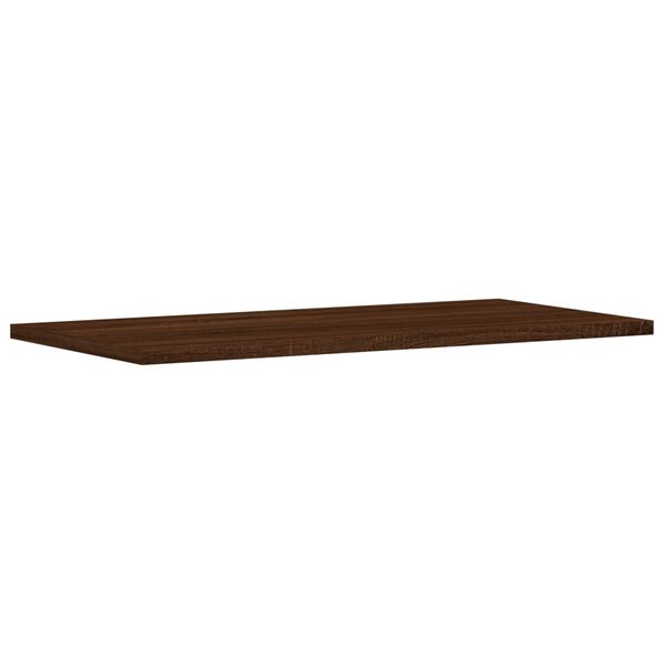 vidaXL Wall Shelves 4 pcs Brown Oak 60x30x1.5 cm Engineered Wood