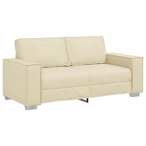 vidaXL Sofa Cream 180 x 78 x 84 cm Fabric
