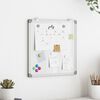 vidaXL Magnetic Whiteboard 60x60x1.7 cm Aluminium