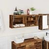 vidaXL Bathroom Wall Cabinet Old Wood 100x25x40 cm Engineered Wood