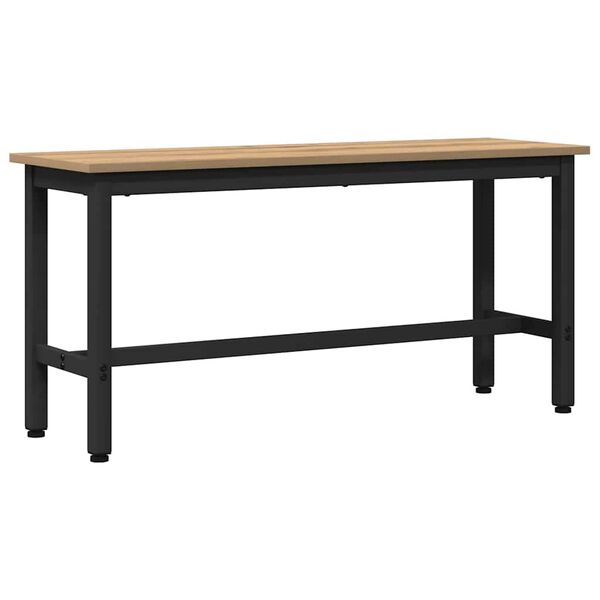 vidaXL Dining Bench Artisan Oak 100 x 32.5 x 48.5 cm