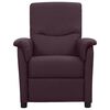vidaXL Massage Chair Purple Fabric