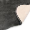 vidaXL Rug 65x95 cm Faux Rabbit Pelt Dark Grey
