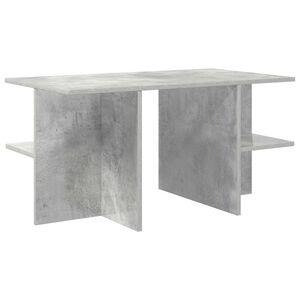 vidaXL Coffee Table Concrete Grey 87 x 50 x 45 cm Engineered Wood