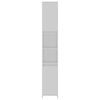 vidaXL Bathroom Cabinet White 30x30x183.5 cm Engineered Wood