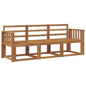 vidaXL Outdoor Sofa Set 3 pcs Natural