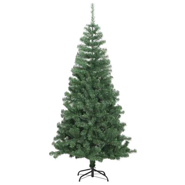 vidaXL Christmas Tree with 300 LEDs with Stand Green 240 cm PVC