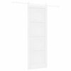 vidaXL Sliding Door ORKDAL 83 x 232 cm Solid Pine Wood White