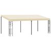 vidaXL Gazebo | Cream | Powder-coated steel | 6x3m | Collapsible | Gazebo