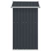 vidaXL Garden Shed Anthracite 126x97.5x177 cm Galvanised Steel