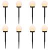 vidaXL Outdoor Solar Lights with Ground Spike 8 pcs Warm White 38.5 cm