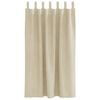 vidaXL Blackout Curtains 2 pcs Cream 140 x 175 cm Velvet