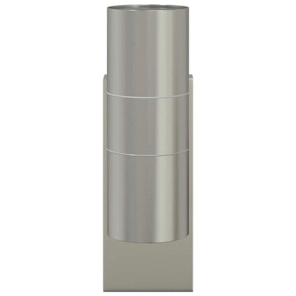 vidaXL Outdoor Wall Light Silver 7 x 10 x 22 cm