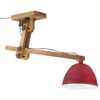 vidaXL Ceiling Lamp 25 W Distressed Red 105x30x65-108cm E27