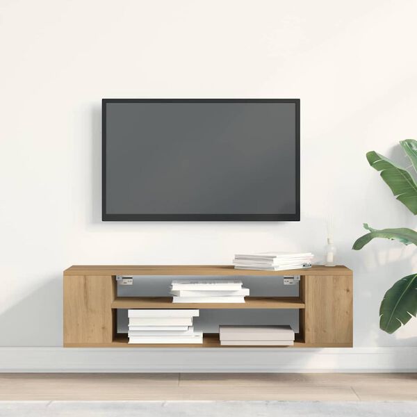 vidaXL TV Cabinet Artisian oak 100 x 30 x 26.5 cm Engineered Wood